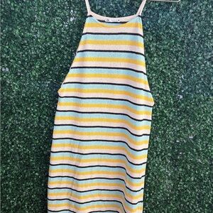 Zara Multicolor Striped Knit Top